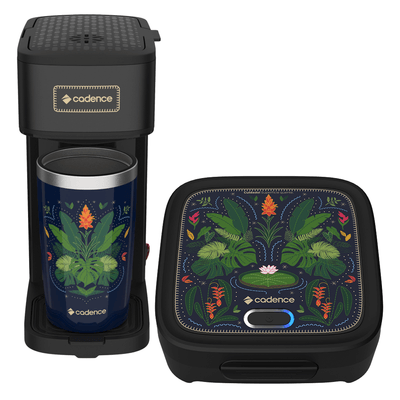 Kit Achegue Azul Cadence - Cafeteira Elétrica e Sanduicheira