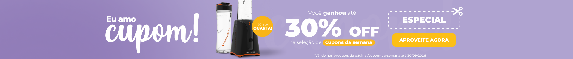 Cupom da Semana: A Cada Semana uma Nova Oportunidade | Cadence 518 – Cadence