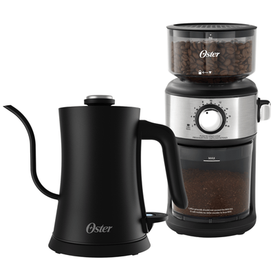 Kit Moedor de Café Precision 18 Níveis e Chaleira Gooseneck Termômetro Integrado Oster